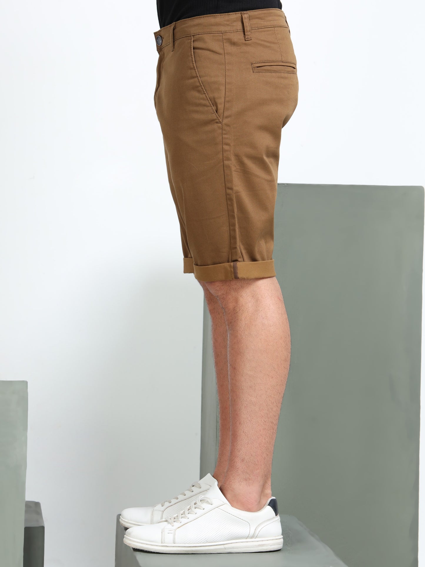 Men Brown Regular Shorts