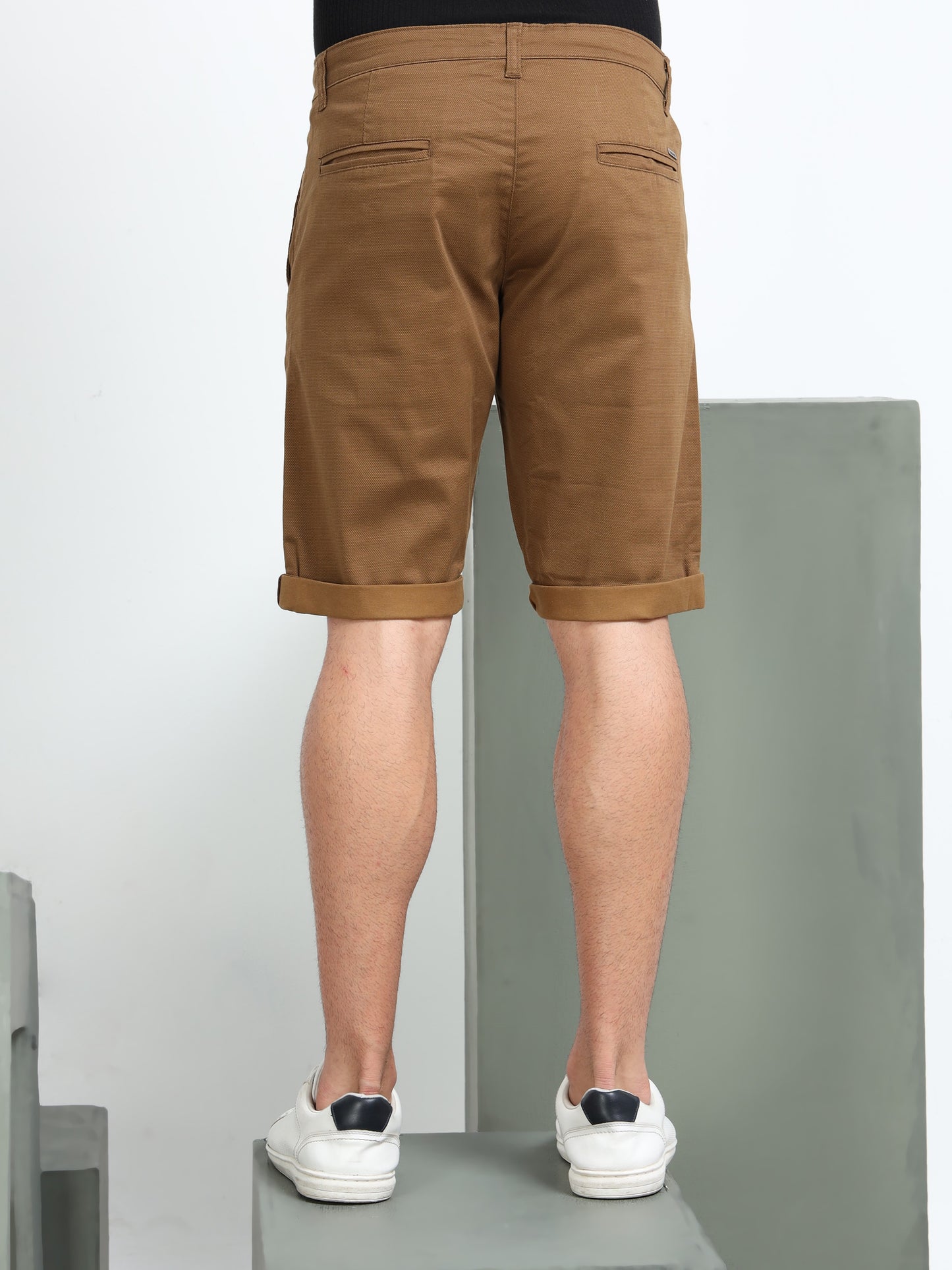 Men Brown Regular Shorts