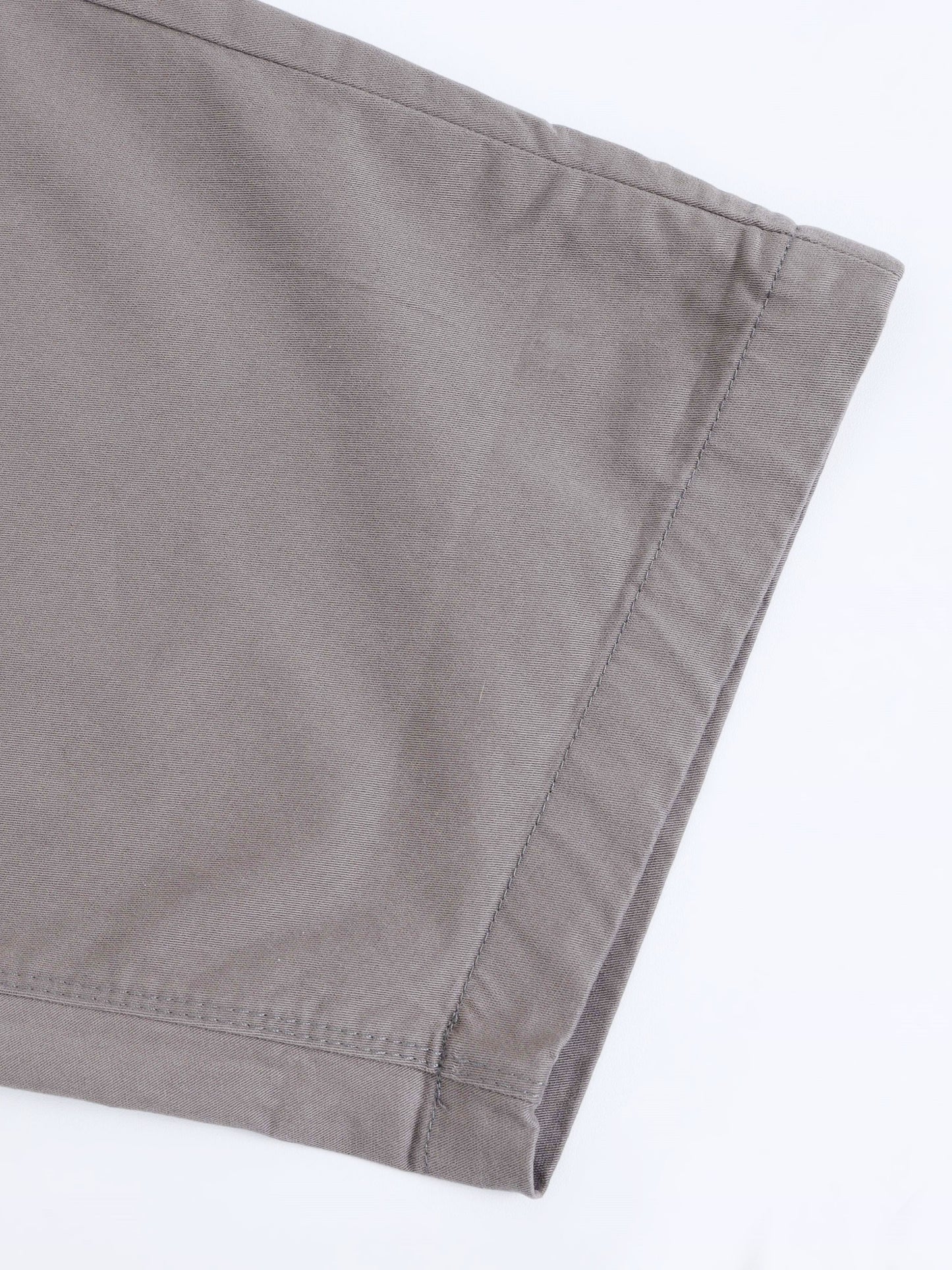 Men's Grey Solid Cotton Lycra Mid-Rise Casual Shorts