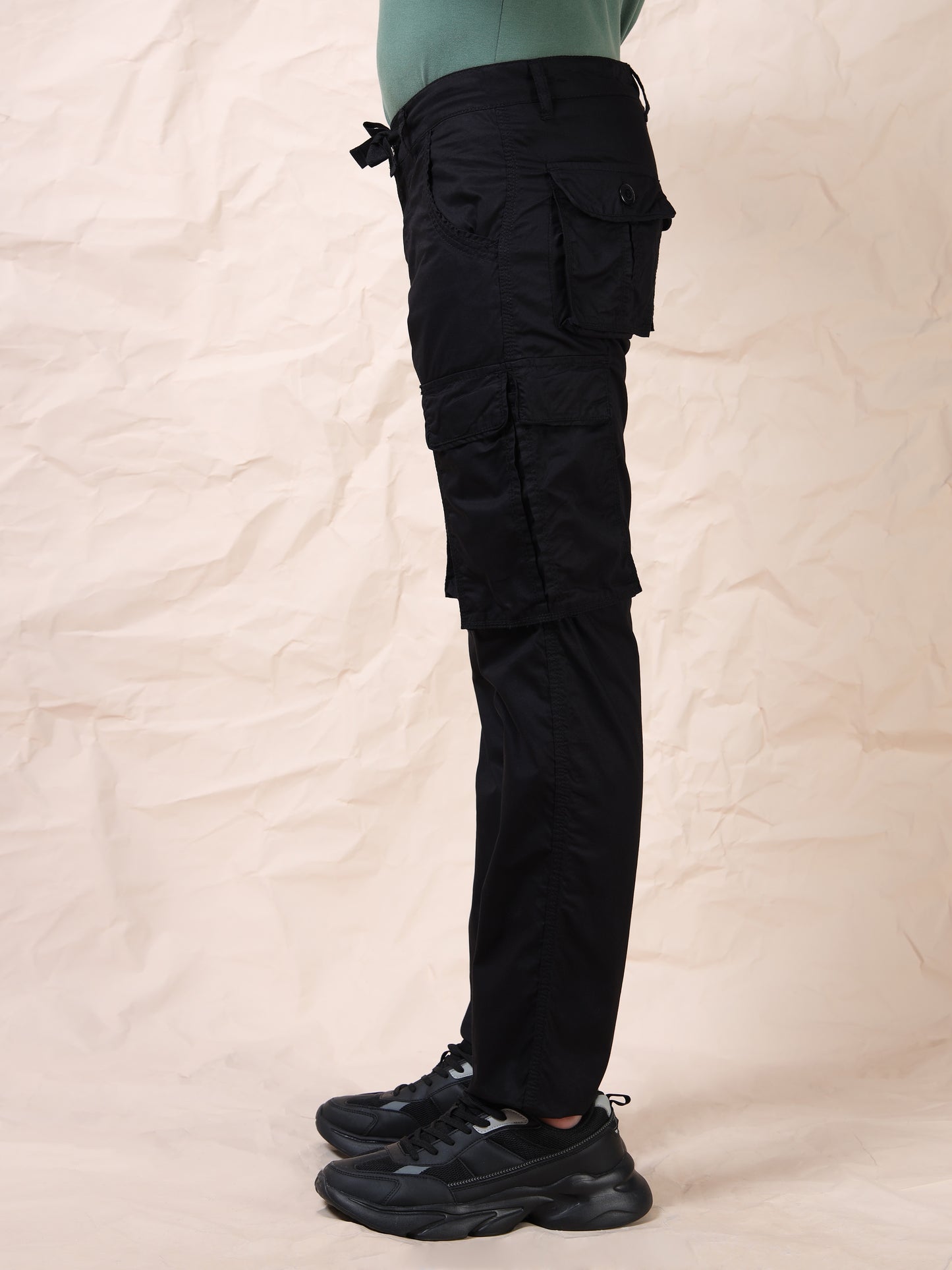 Men's Black Cargo Pants