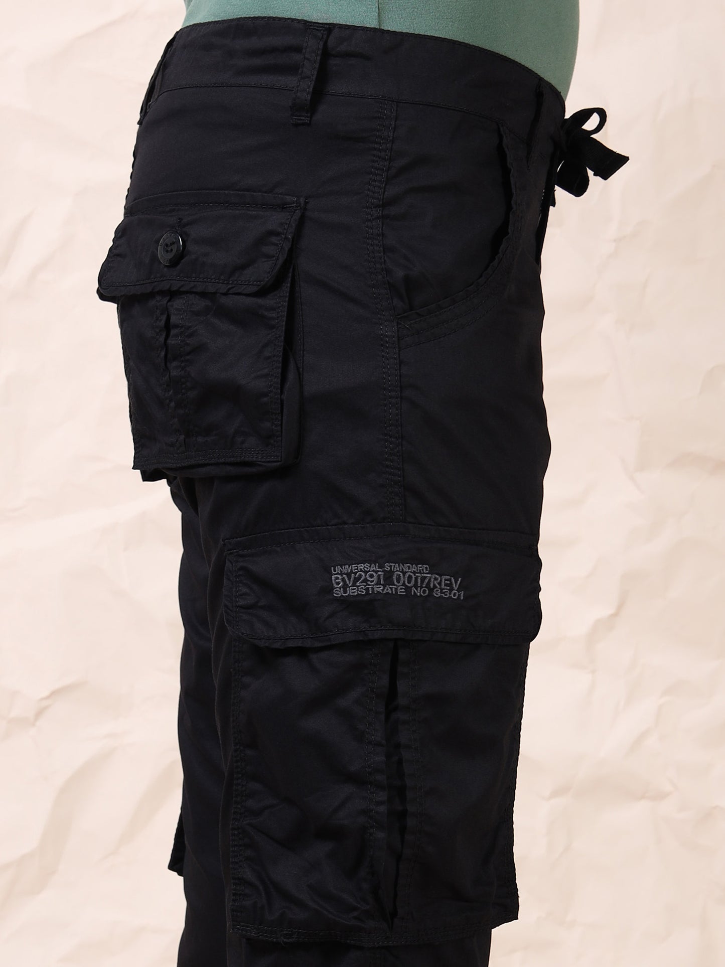 Men's Black Cargo Pants