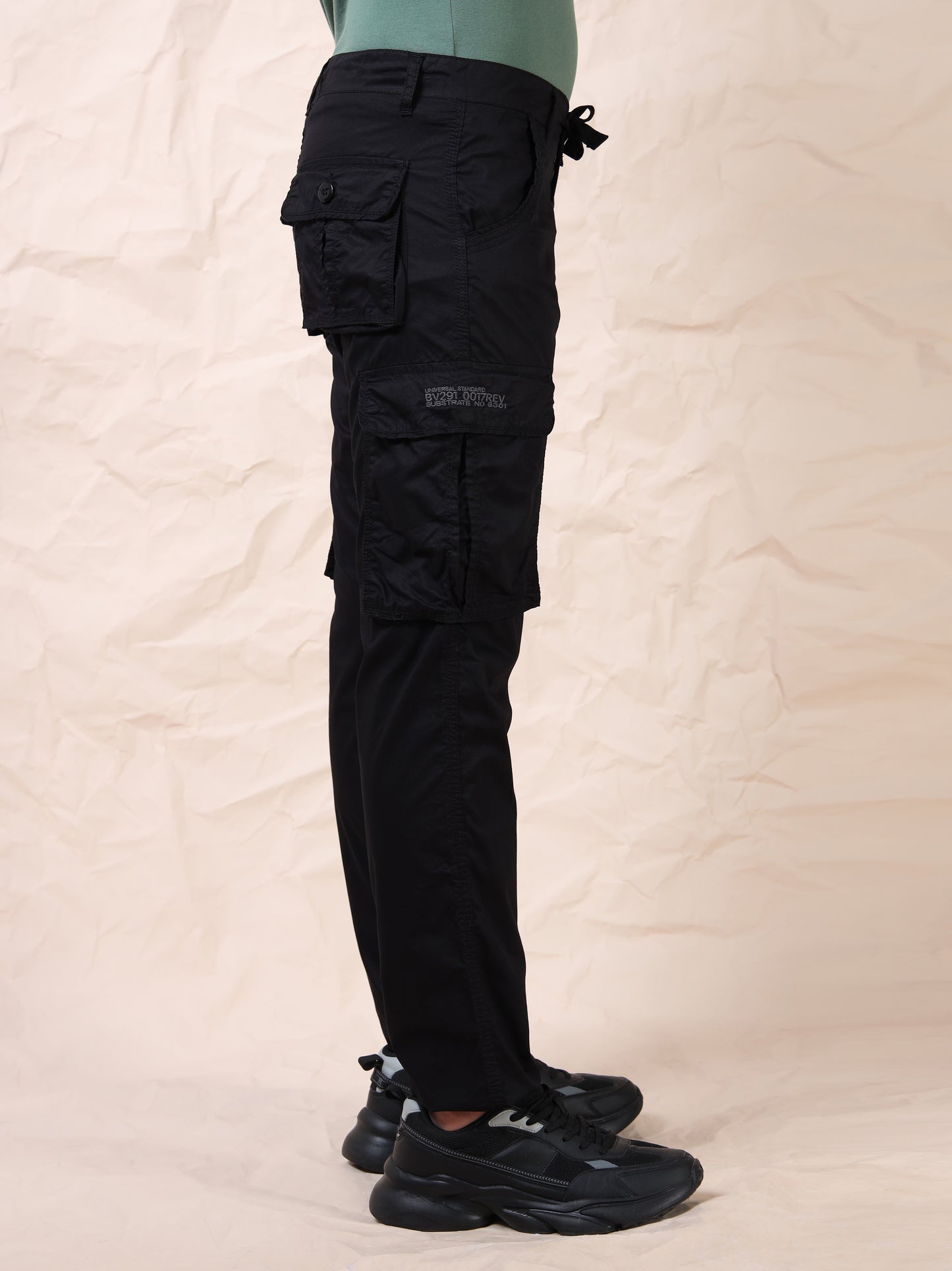 Men's Black Cargo Pants