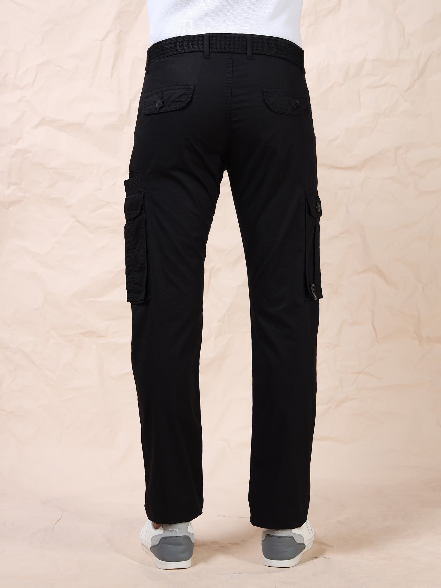 Men's Black Cargo Pants