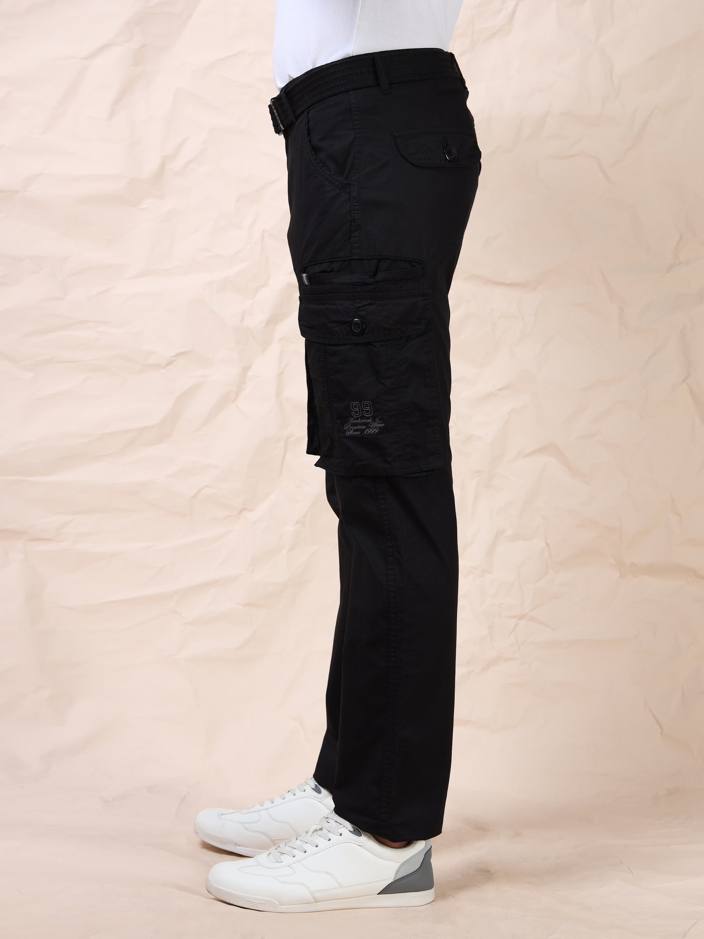 Men's Black Cargo Pants