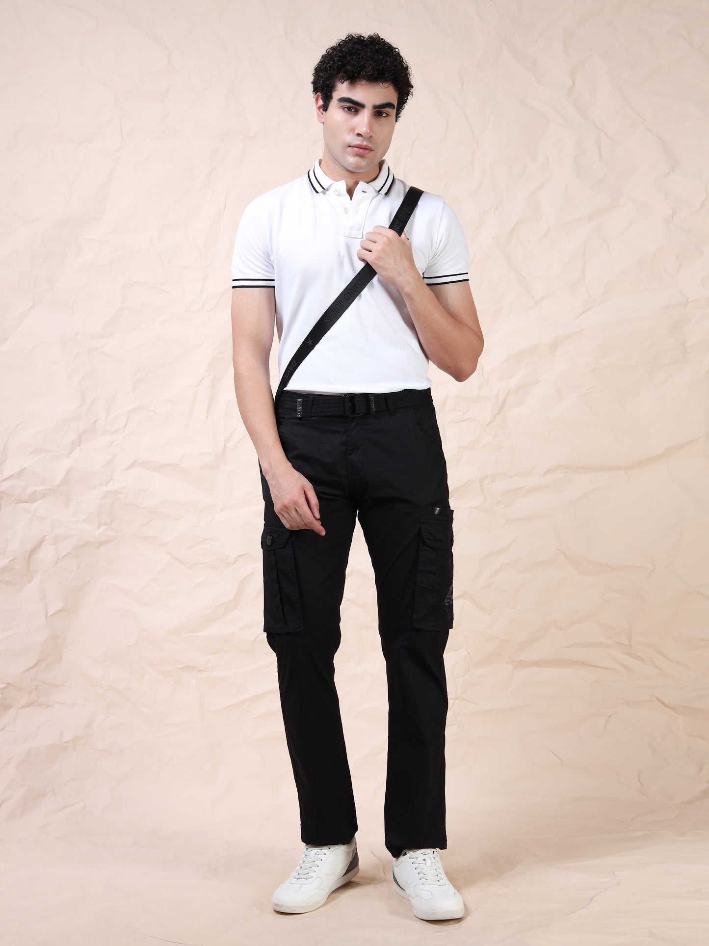 Men's Black Cargo Pants