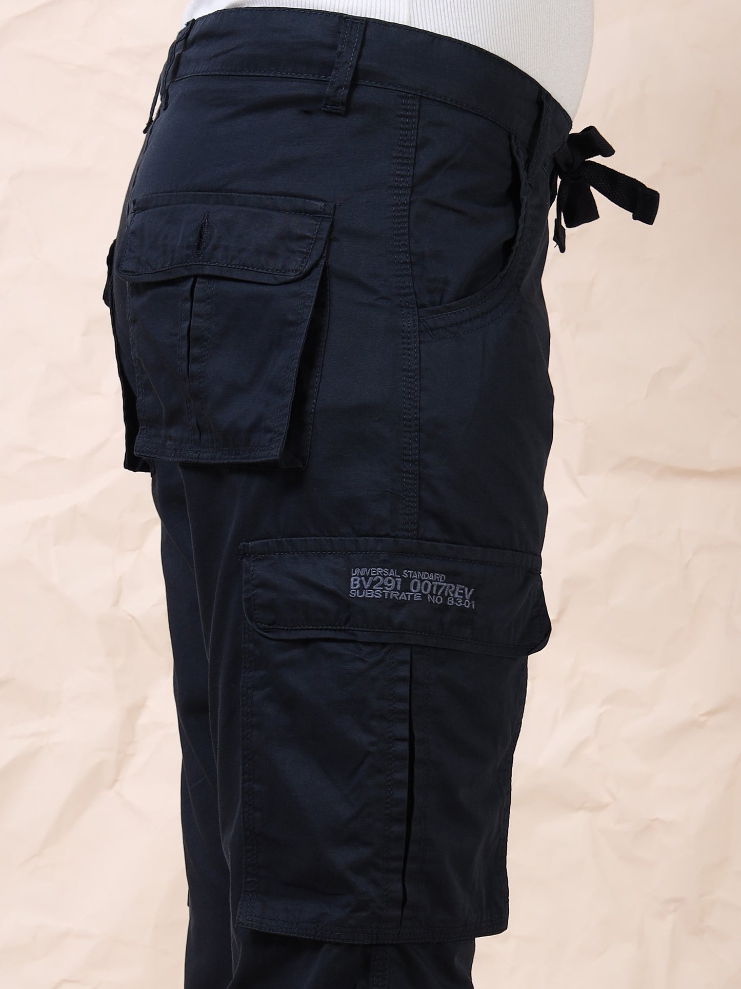 Men's Navy Cargo Pants