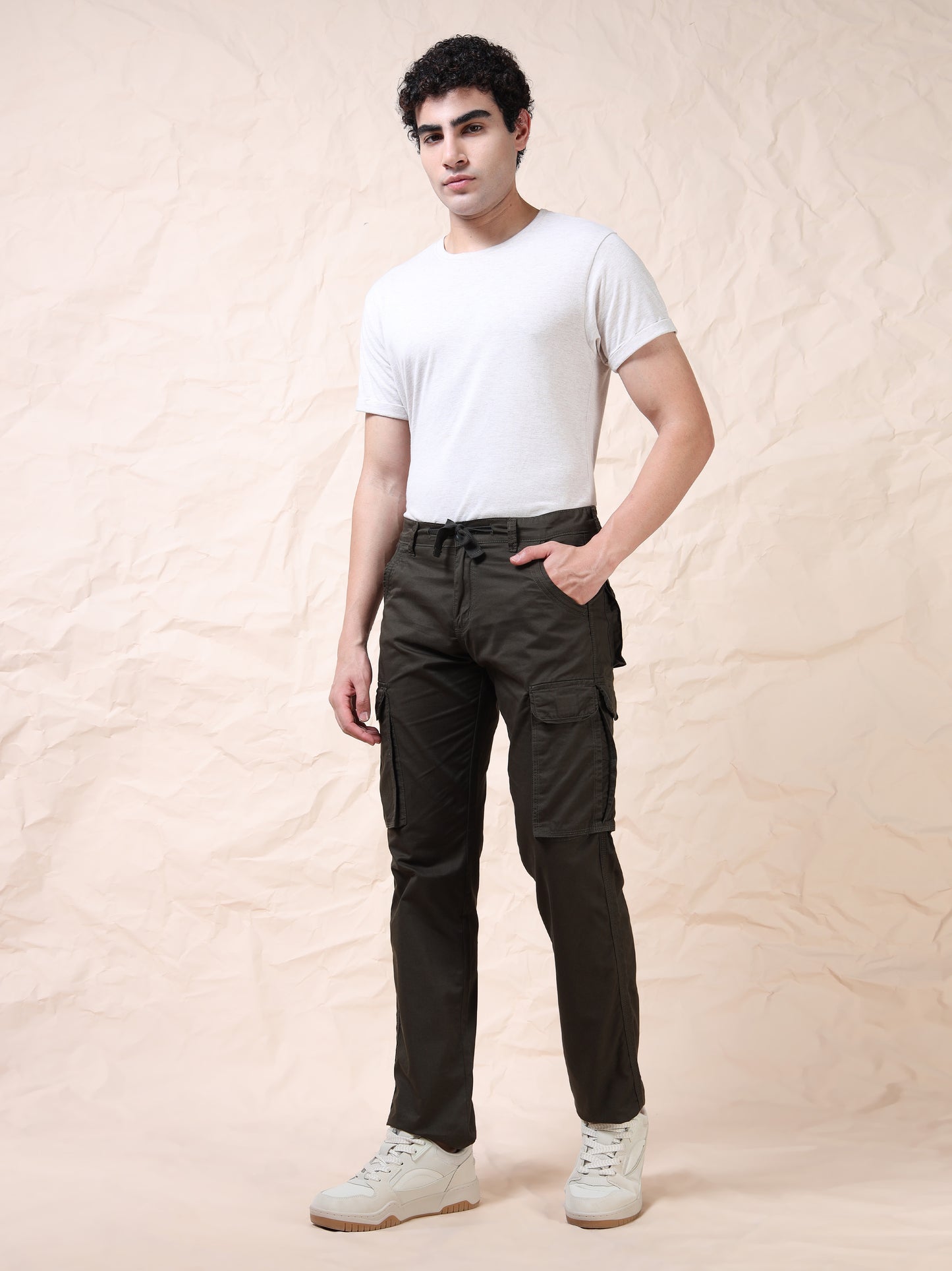 Men's Olive Cargo Pants