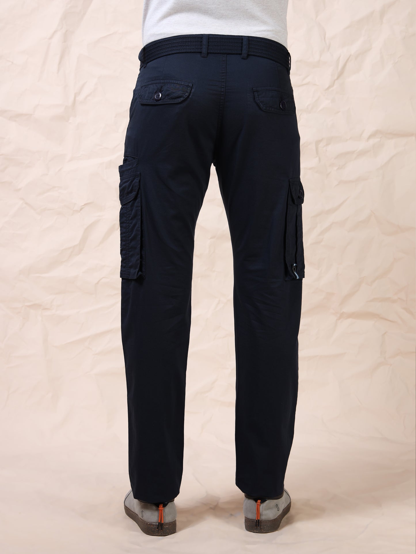 Men's Navy Cargo Pants