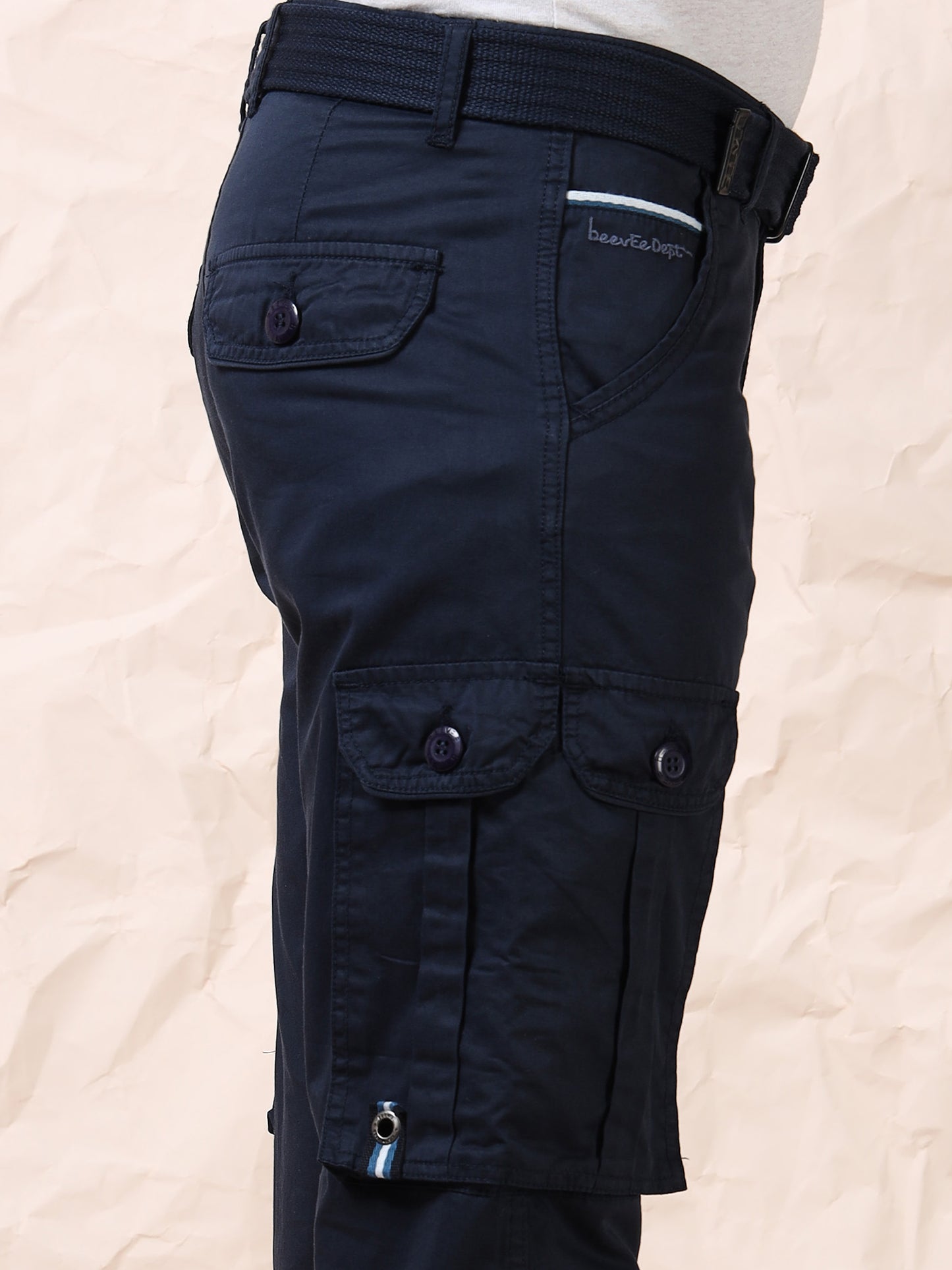 Men's Navy Cargo Pants