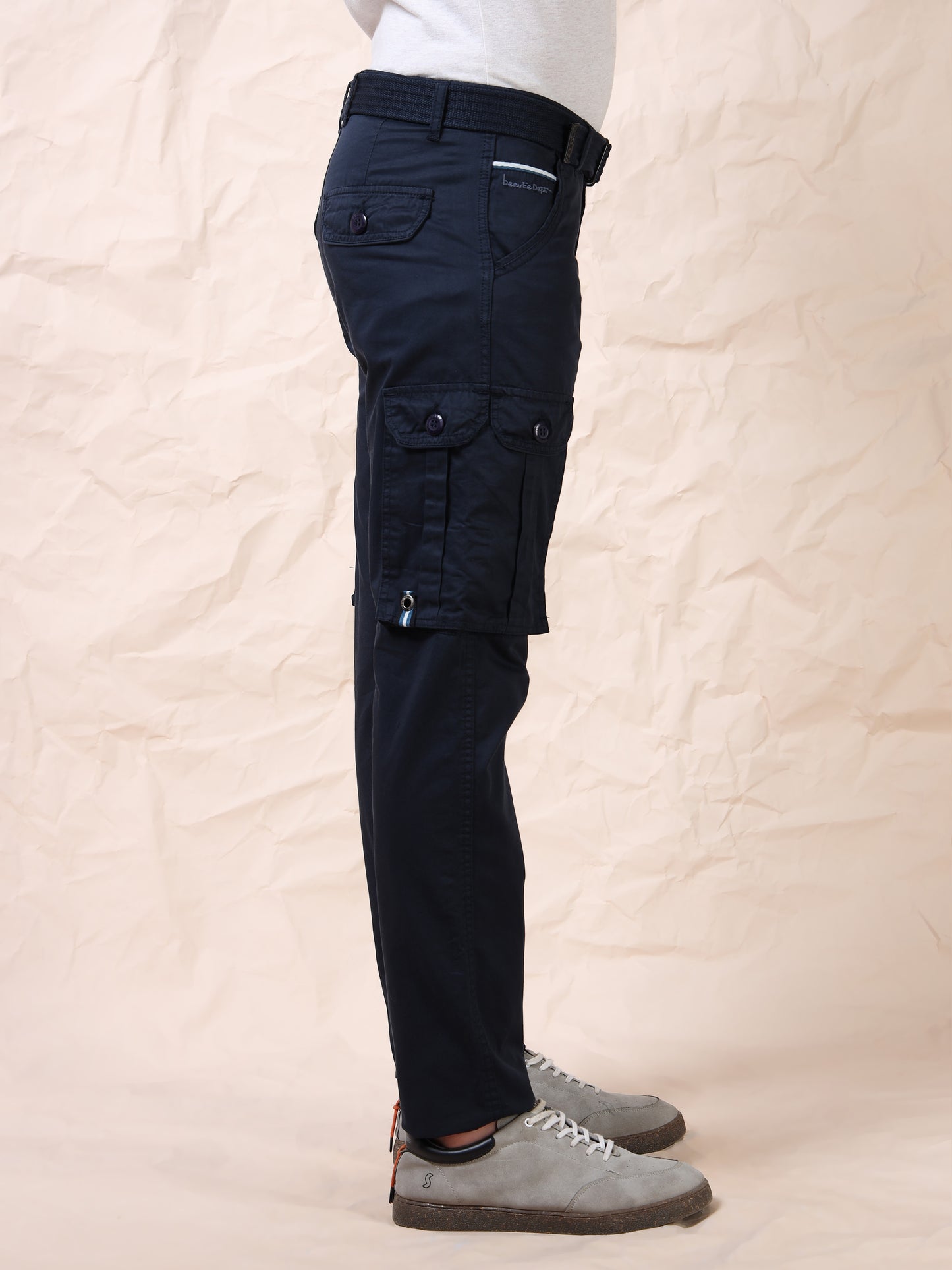 Men's Navy Cargo Pants