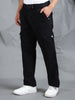 Men Black Cargo Pockets Pant