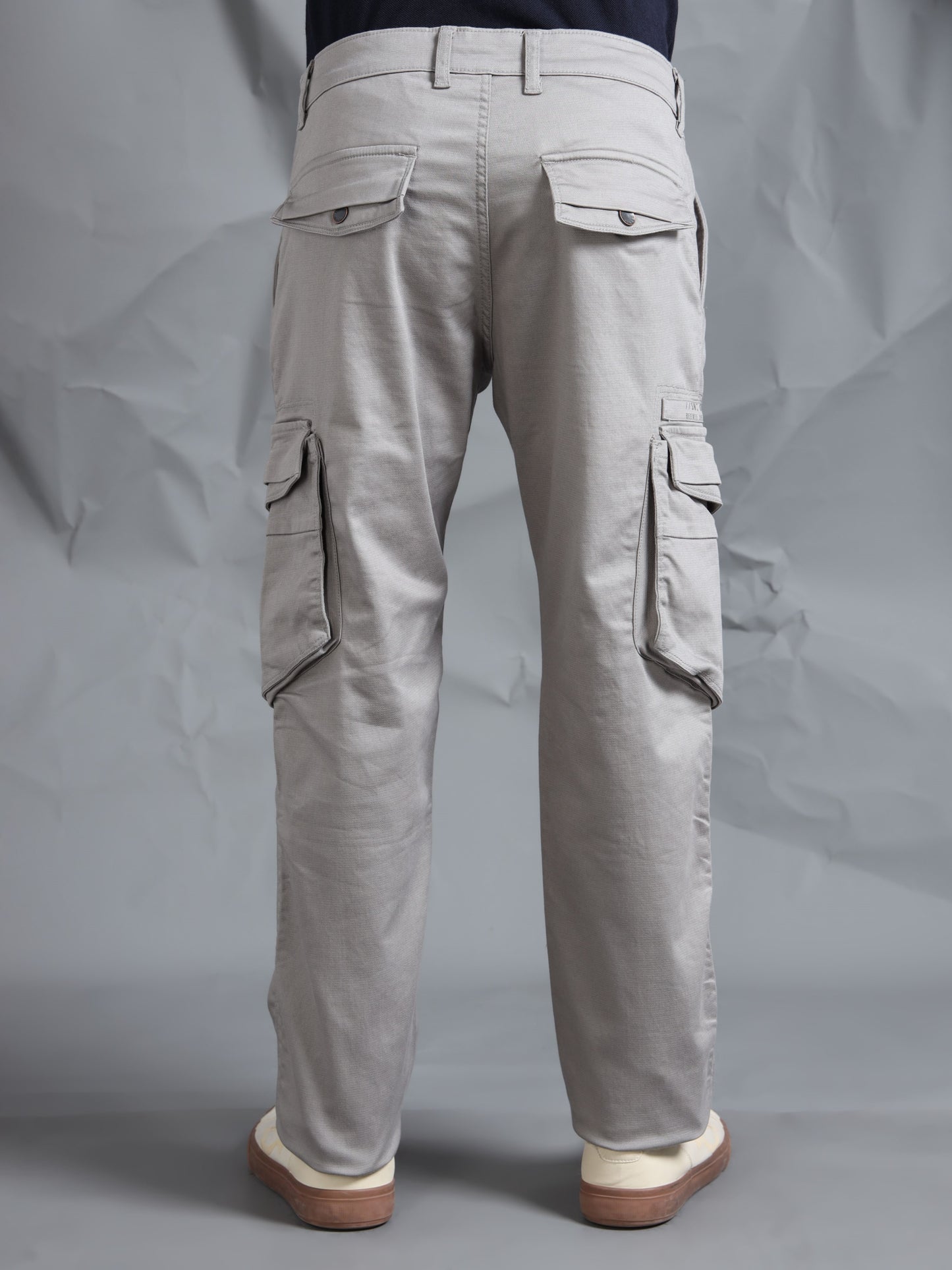 Men Stone Color Cargo Pants