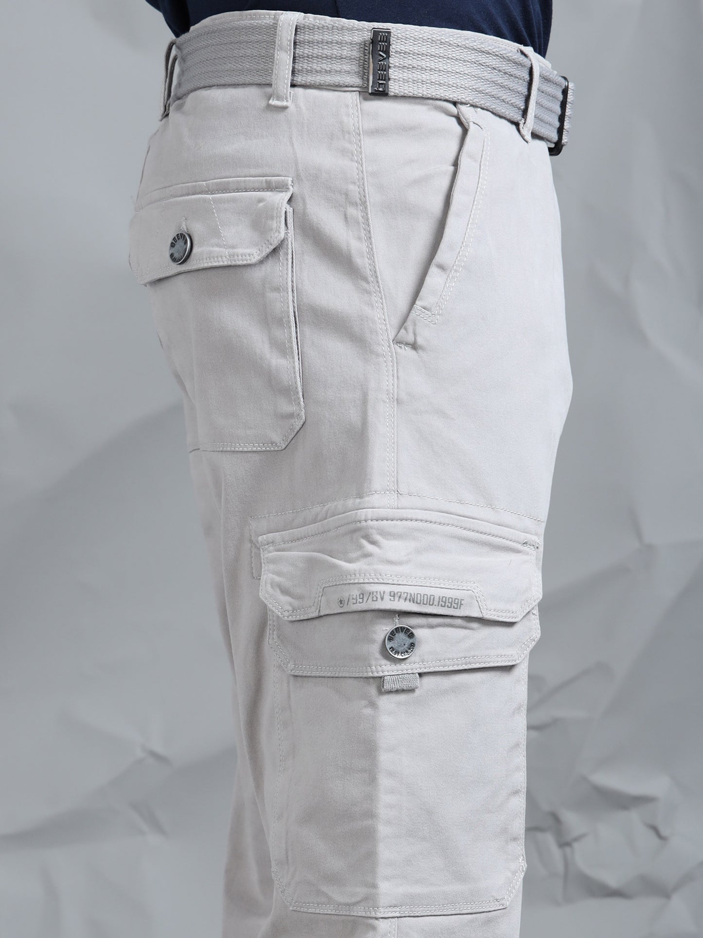 Men LT GREY Cargo Pants