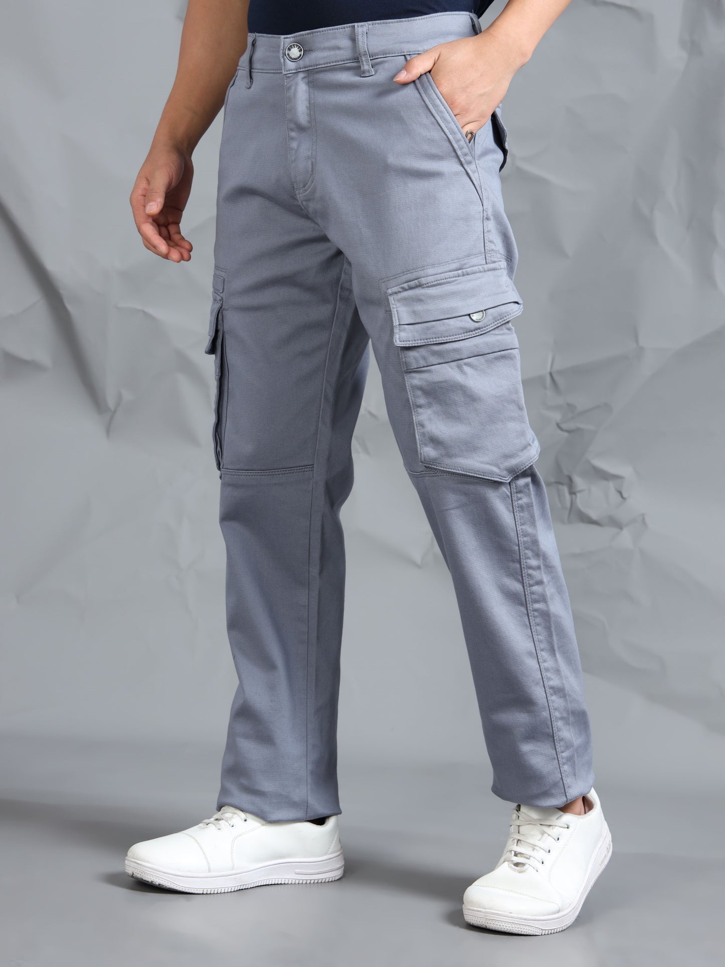 Men M Blue Cargo Pants