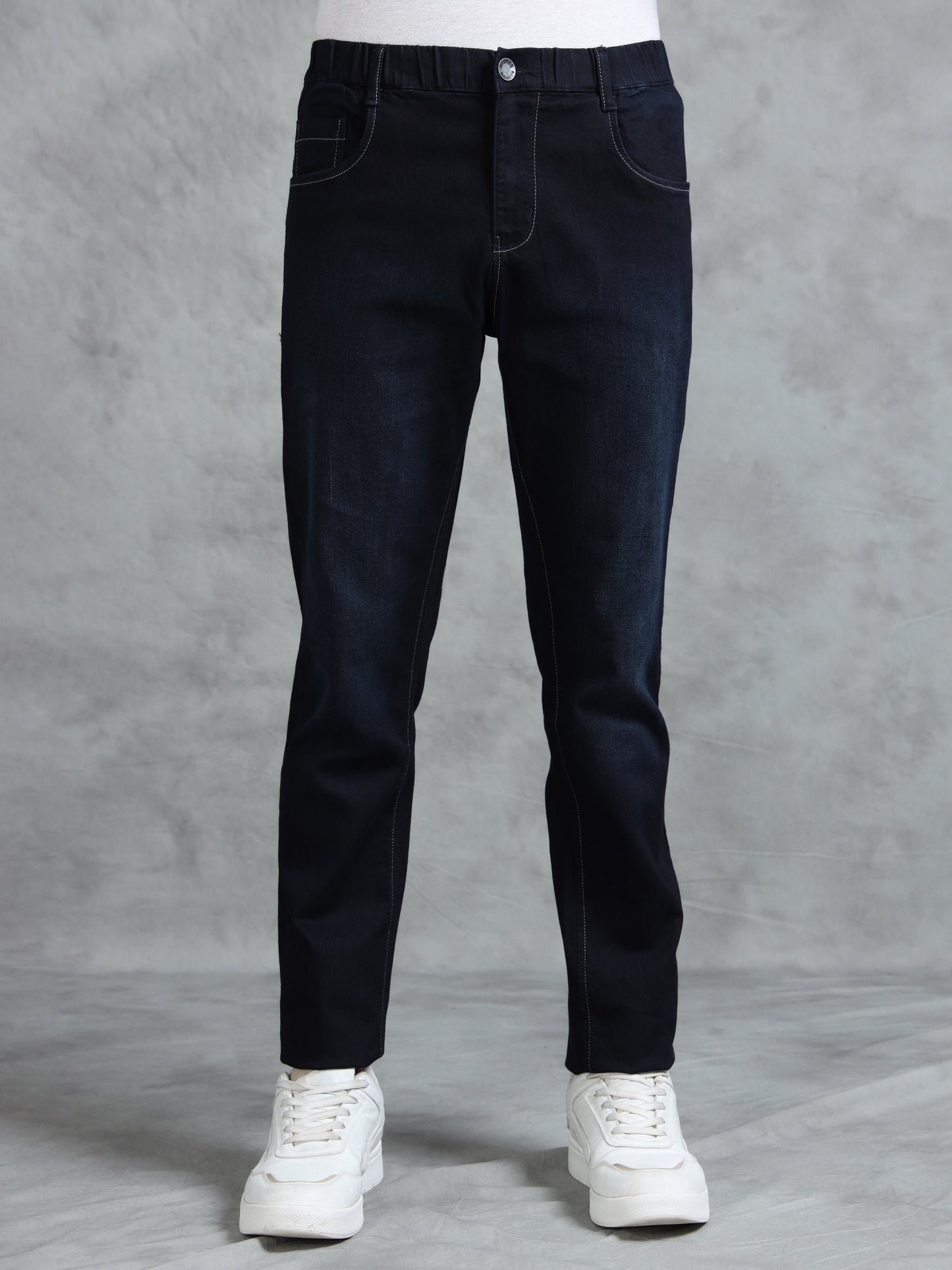 Raw Solid Cotton Lycra Pyjama