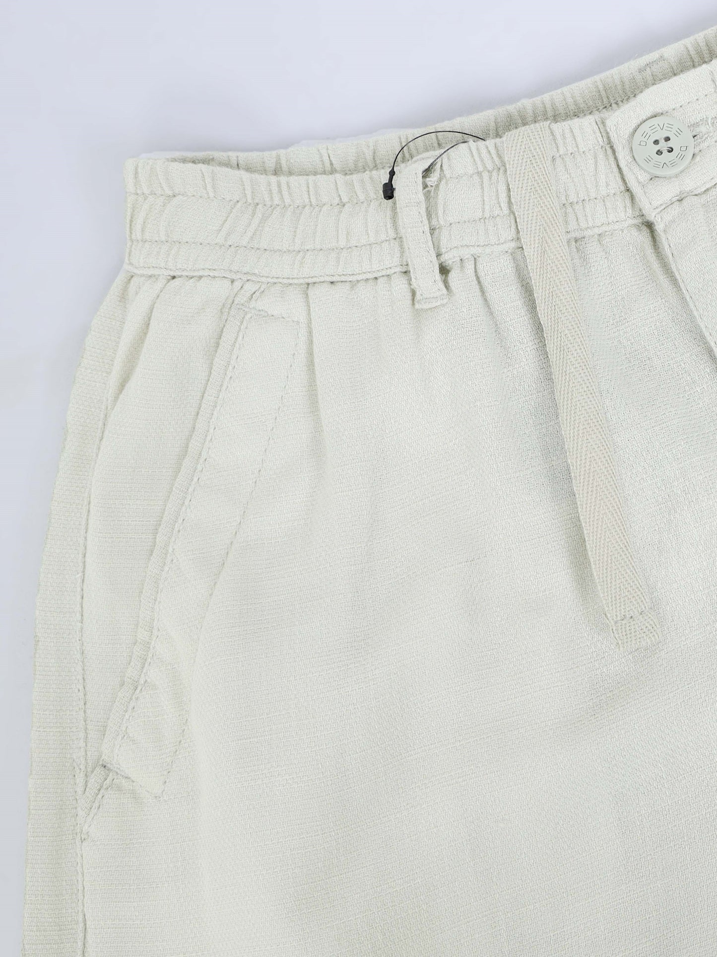 Pista Cotton Linen Solid Mid Rise Pyjama