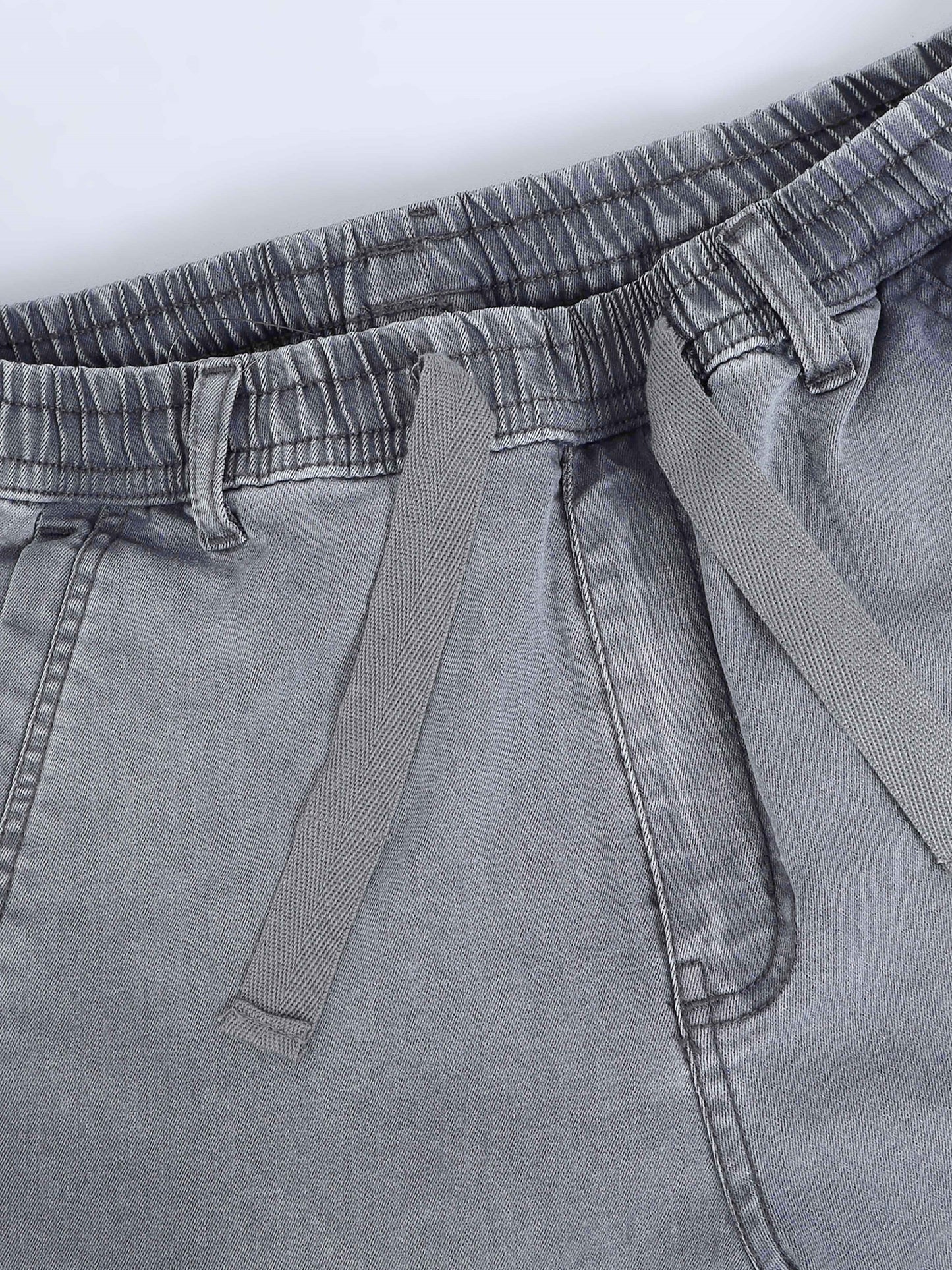 Grey  Solid Cotton Pyjama
