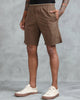 Solid Men Brown Regular Shorts