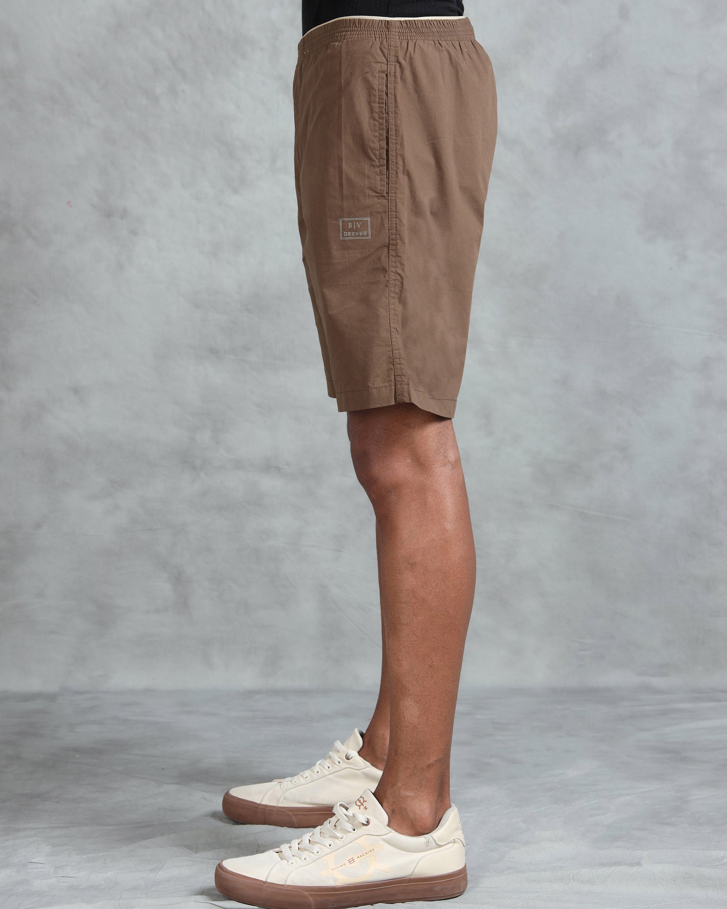 Solid Men Brown Regular Shorts
