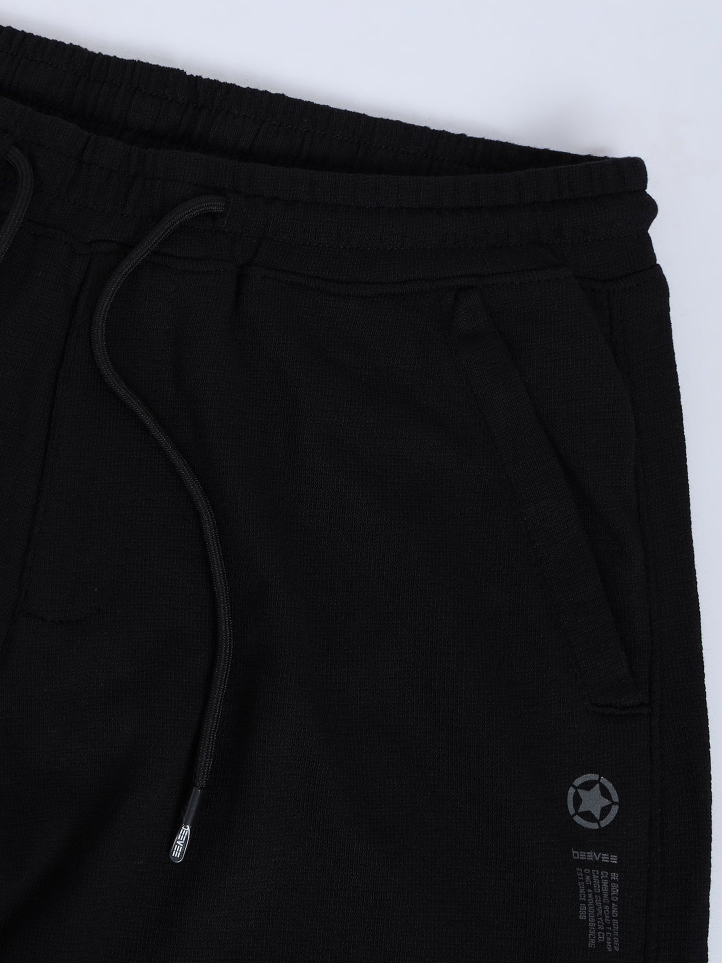 Stretchable Black Track Pant