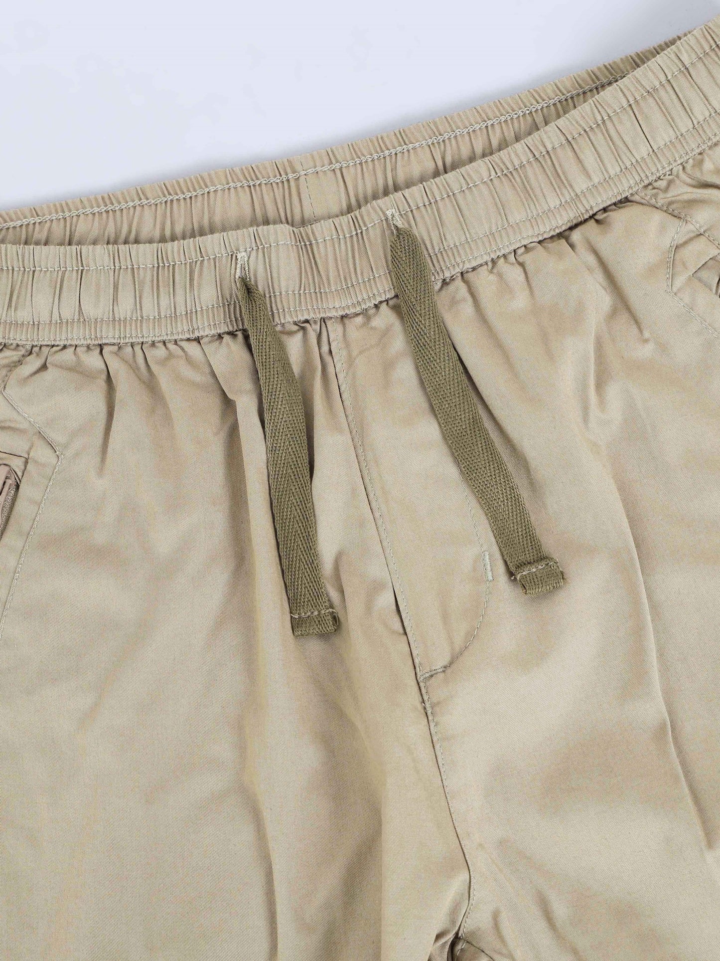 Olive Regular Fit Cotton Lycra Solid Pyjama