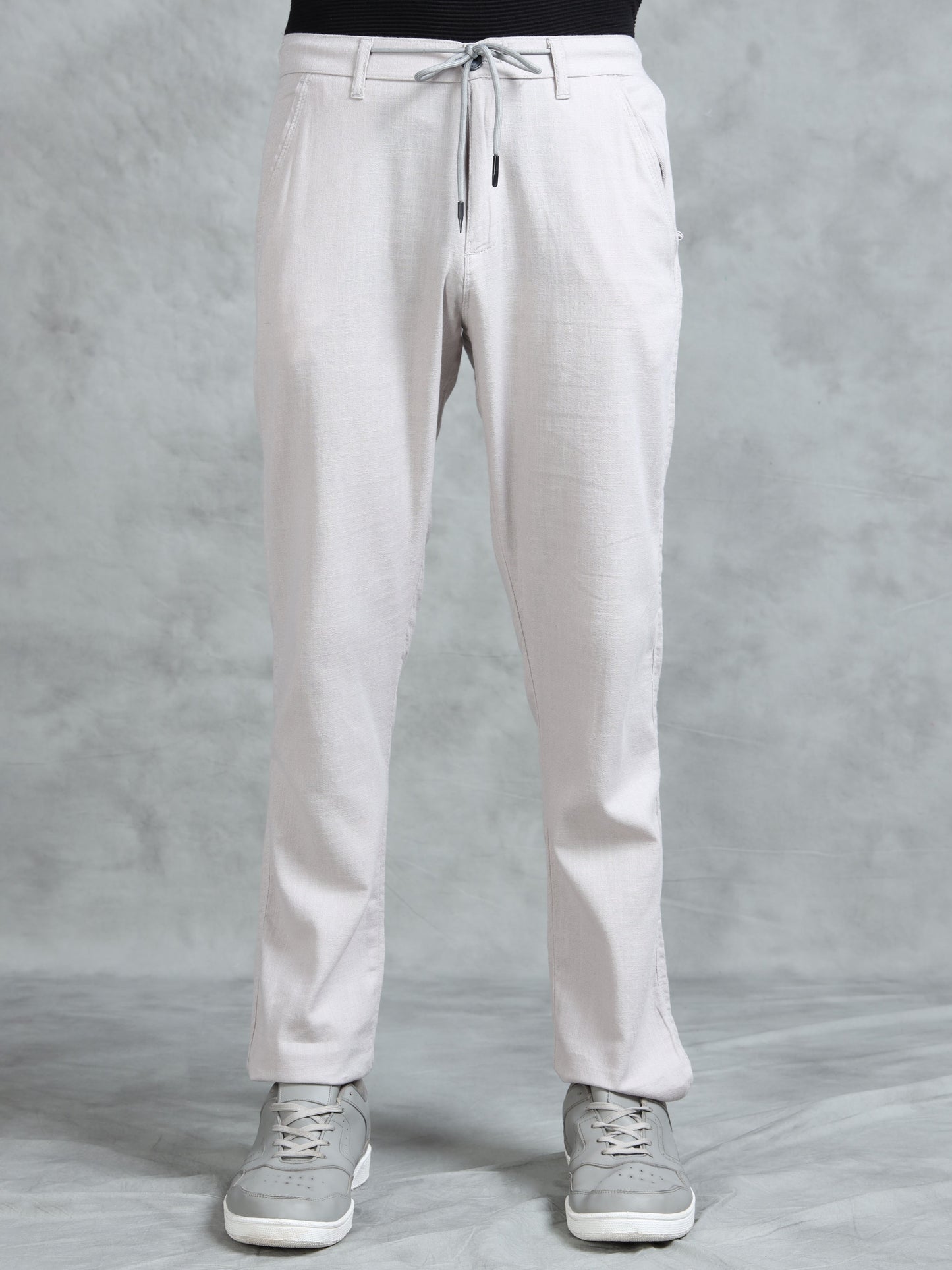 Light Grey 100% Cotton Solid Pyjama