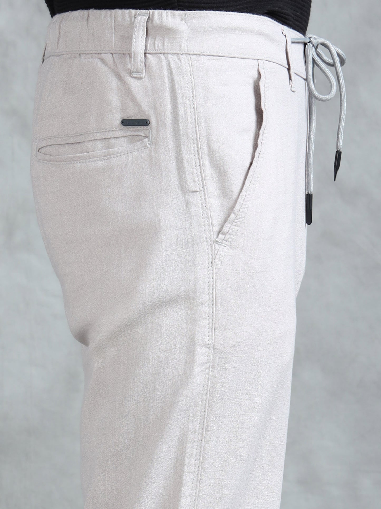 Light Grey 100% Cotton Solid Pyjama