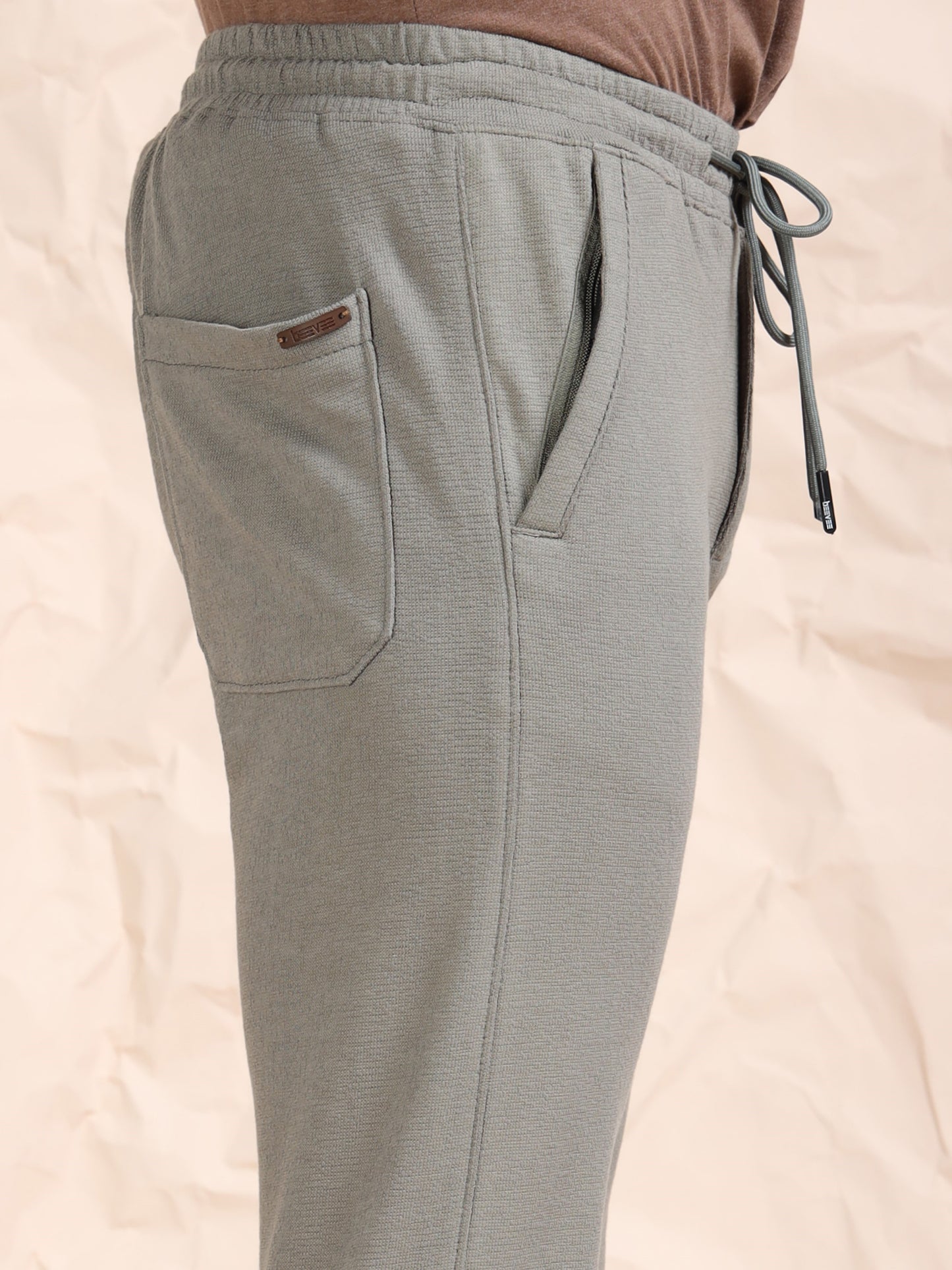 Stretchable Light Olive Track Pant