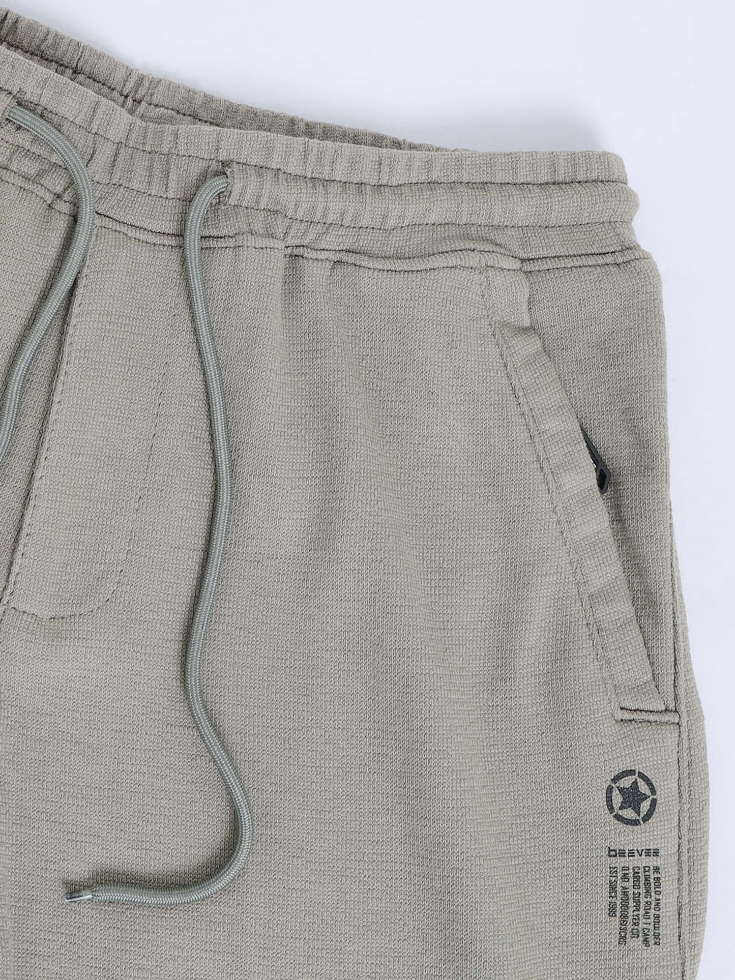 Stretchable Light Olive Track Pant
