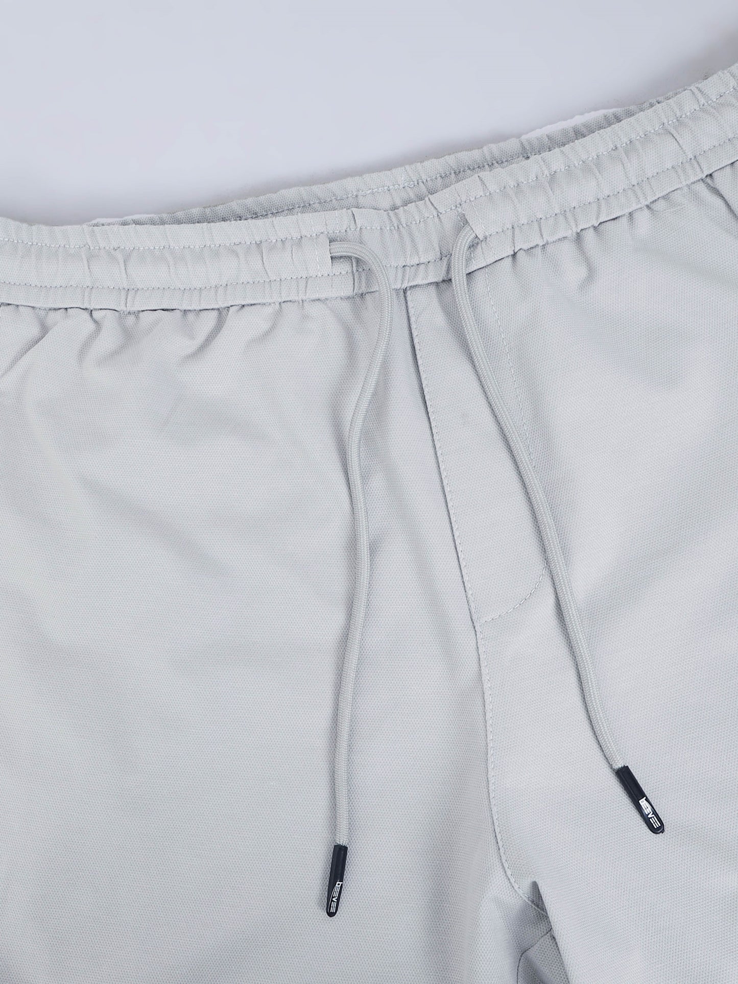 Light Grey Blend Knitted Stretchable Track Pant