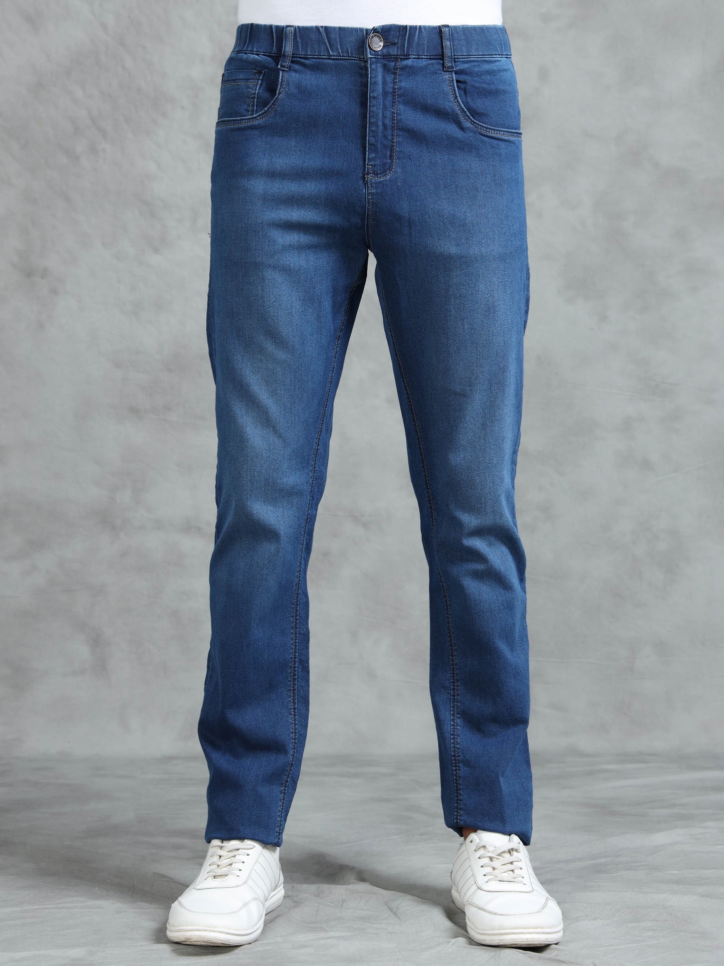 Stone Solid Cotton Lycra Pyjama