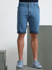 Stone Cotton Lycra Solid Shorts