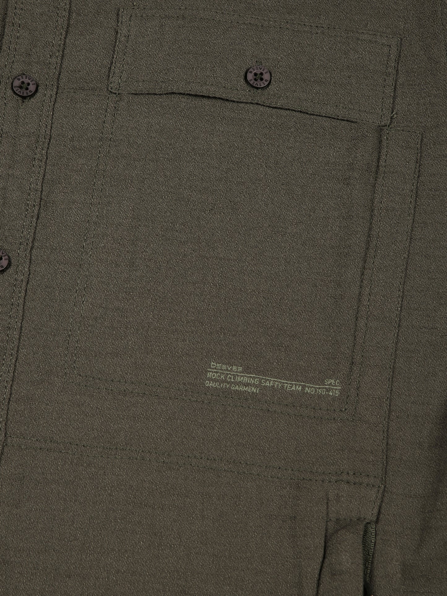 Multi Pocket Olive Cargo Shirt