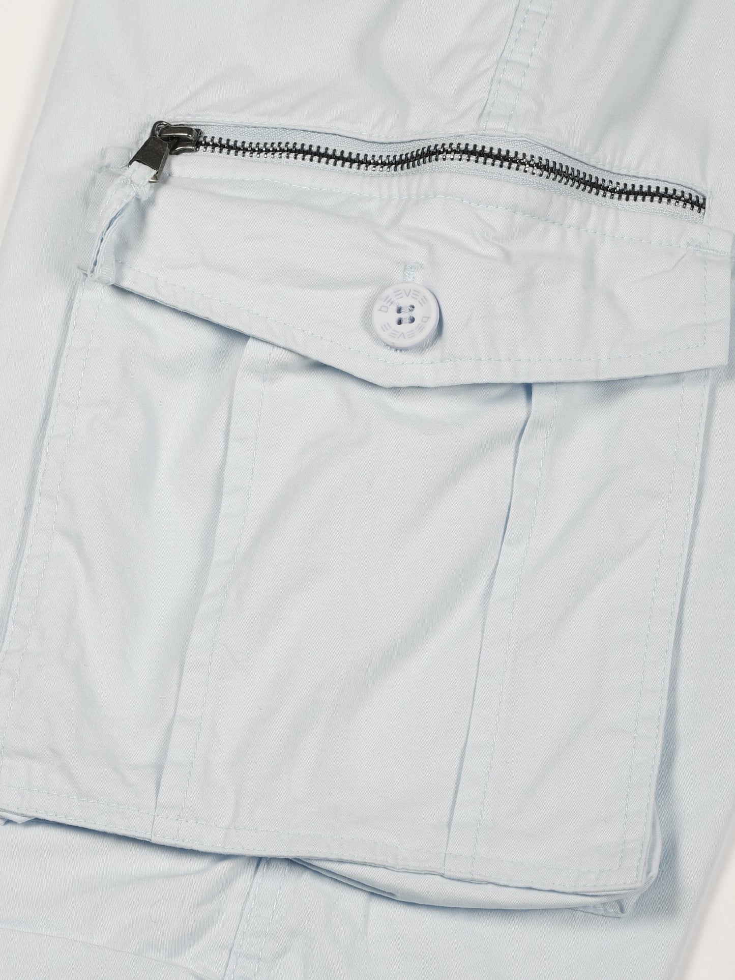 Multi Pockets Sky Cargo Shorts