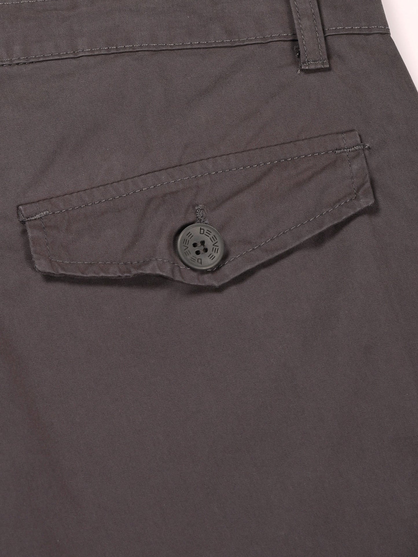 Zip Pocket Stretchable M Grey Cargo Shorts