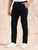 Indigo Denim Cotton Blend Solid Mid Rise Pyjama