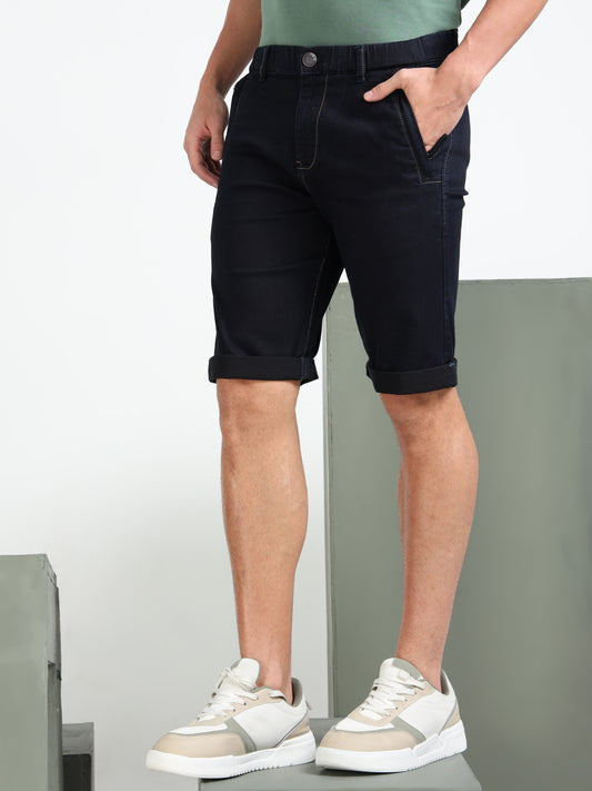 DMX Cotton Lycra Solid Shorts