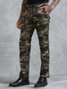 Olive Camo Print Cotton Lycra  Pyjama