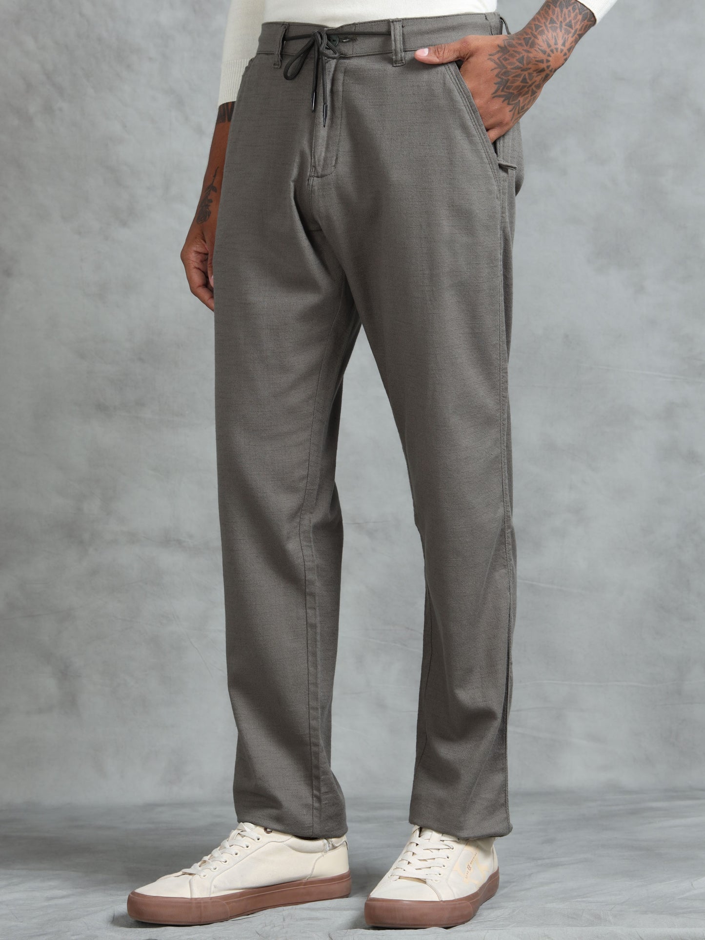Olive 100% Cotton Solid Pyjama