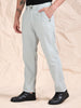 Green Cotton Striped Mid Rise Pyjama