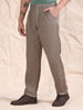 Mud Cotton Linen Solid Mid Rise Pyjama