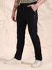 Stretchable Black Track Pant