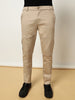 Beige Elasticated Waist Multi Pocket Stretchable Lounge Pants
