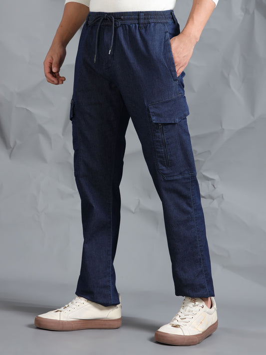 Cotton Lycra DMX  Cargo Pant with 7 Pockets  Elasticated Waistband