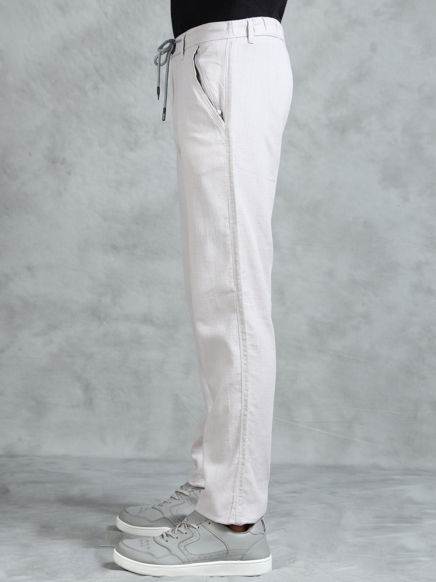 Light Grey 100% Cotton Solid Pyjama