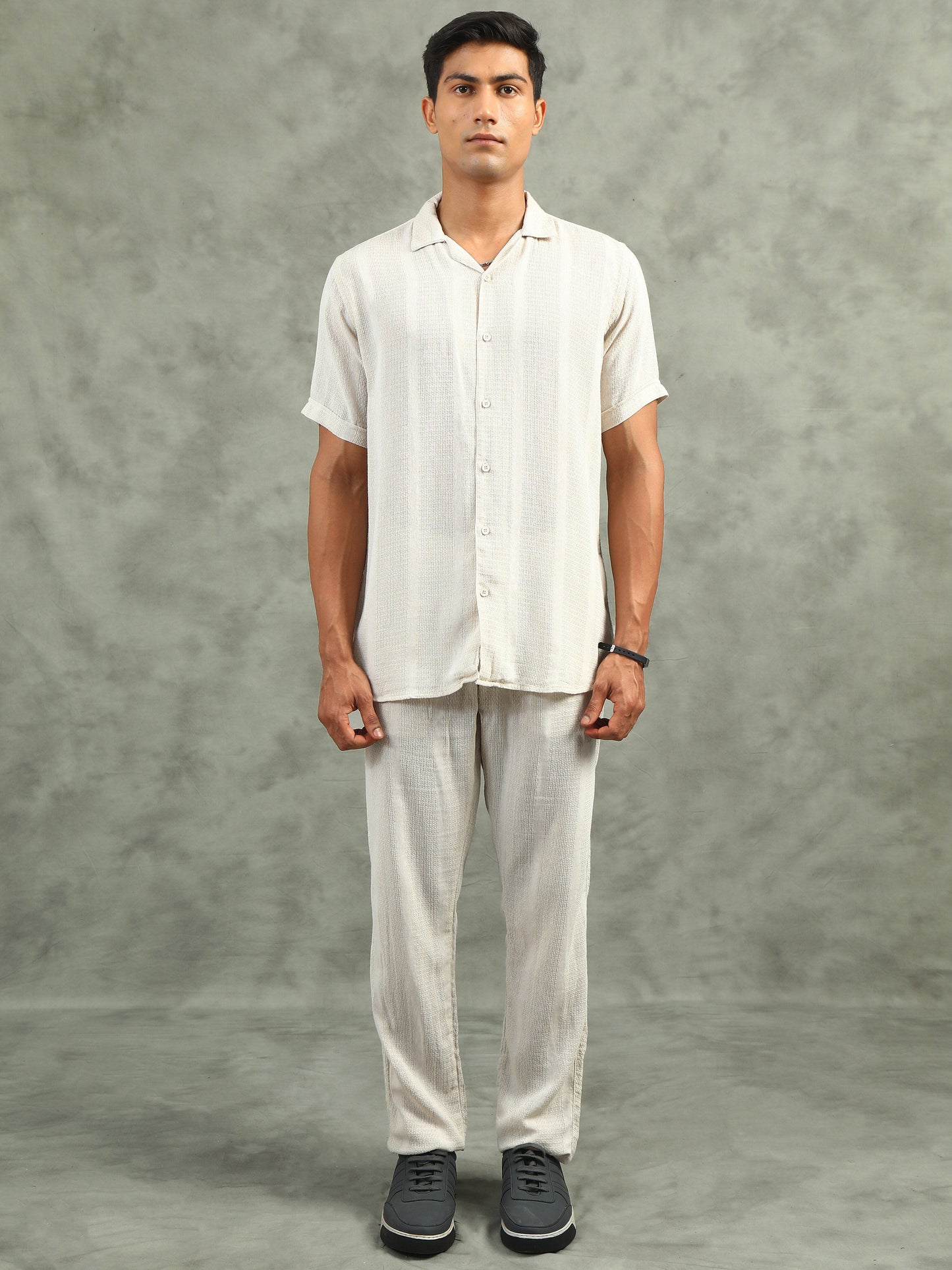 Fawn Regular Fit Full-Length Casual Co-ord Set
