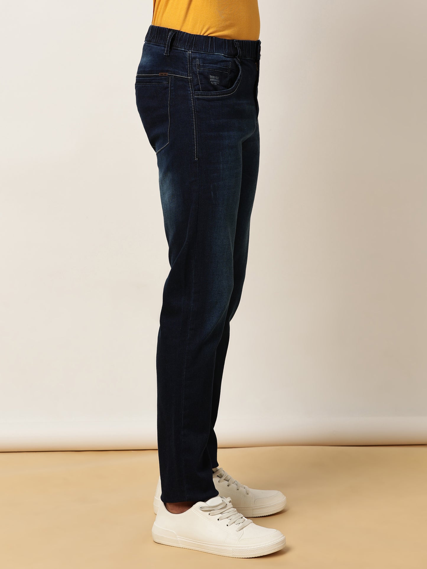 Elasticated Knit Denim Stretchable Lounge Pants