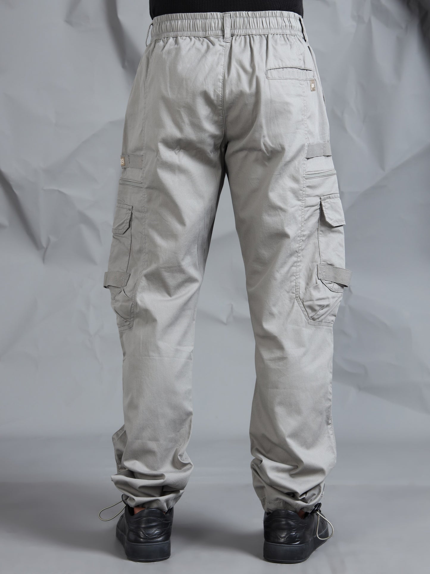 Cotton Blend  Cement Cargo Pant with 6 Pockets