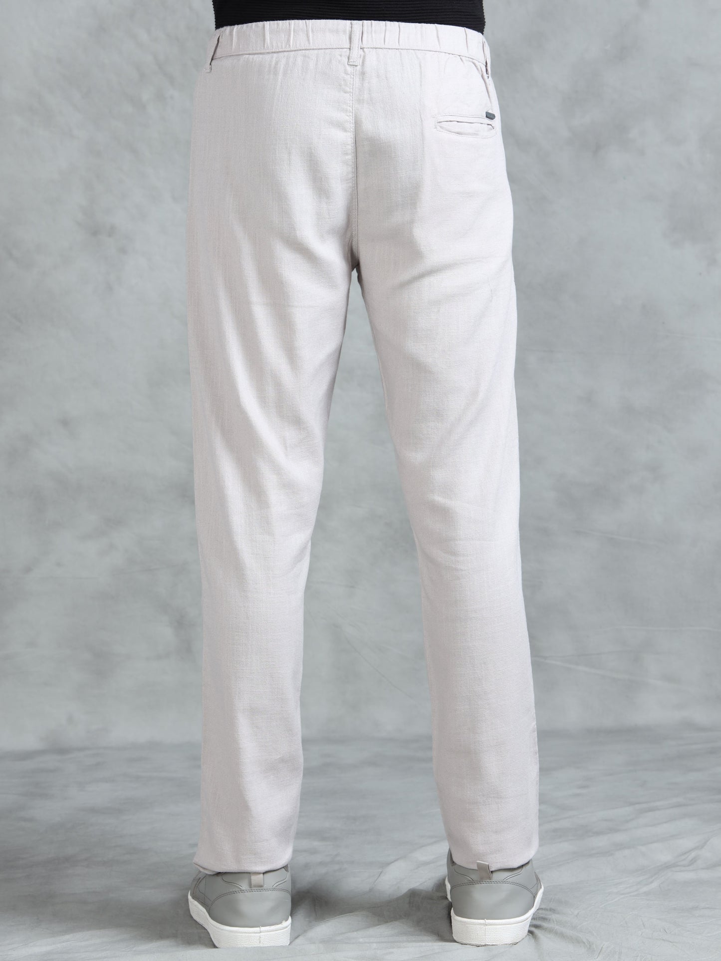 Light Grey 100% Cotton Solid Pyjama