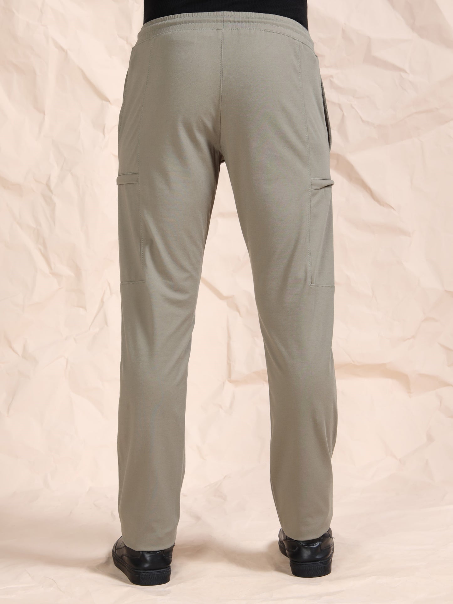 Stretchable Light Olive Track Pant